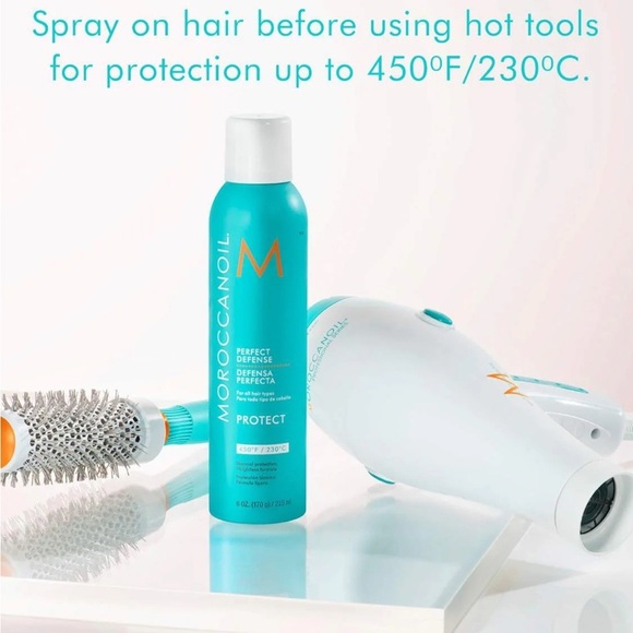 Moroccanoil Protect Defense Spray in Blue and White - Picture 3 of 5